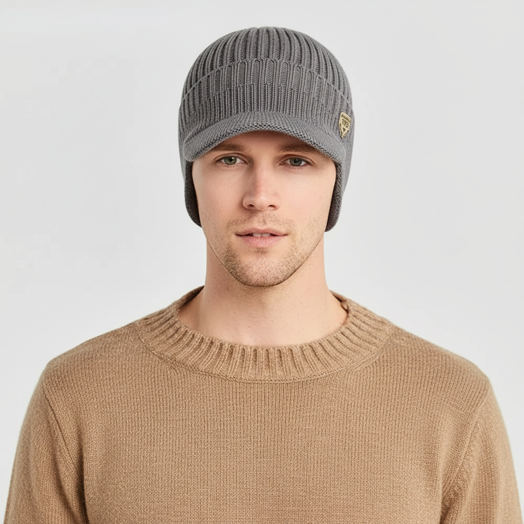Beanie with Ear Flaps - Earmuffz