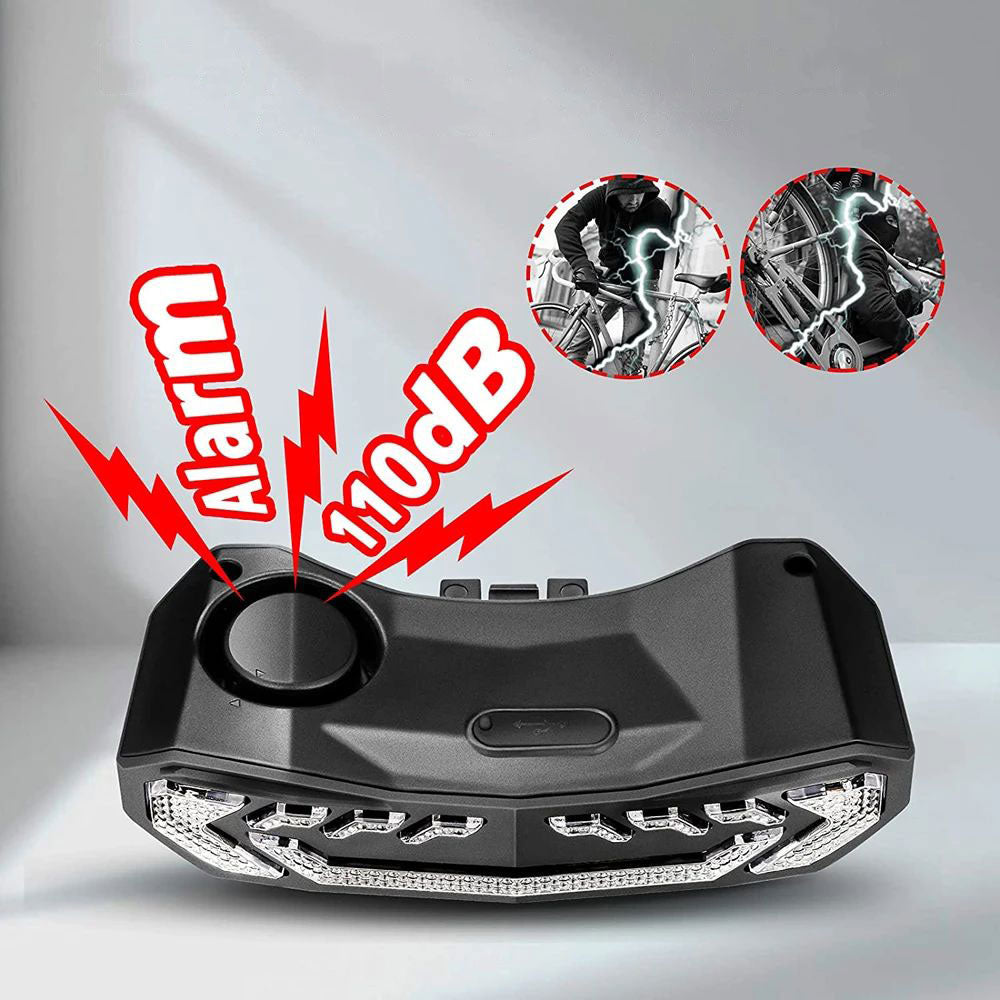 Bike Light with Alarm - Bicycle Safety