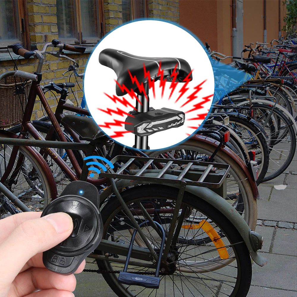 Bike Light with Alarm - Bicycle Safety
