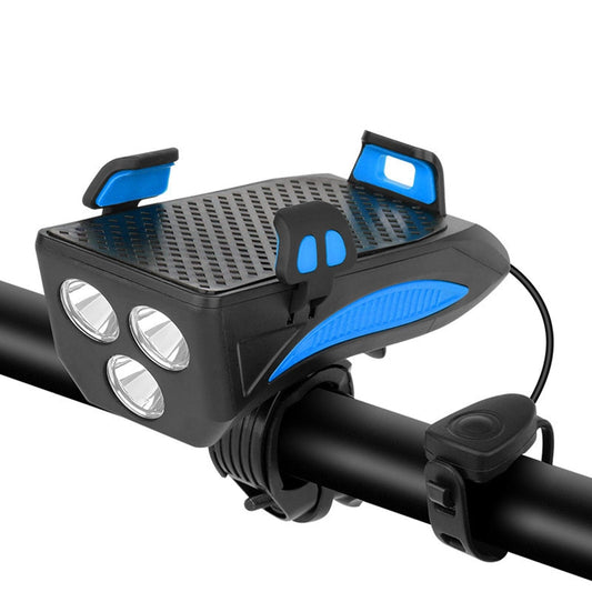 Bike Light with Power Bank and Phone Mount for Men and Women
