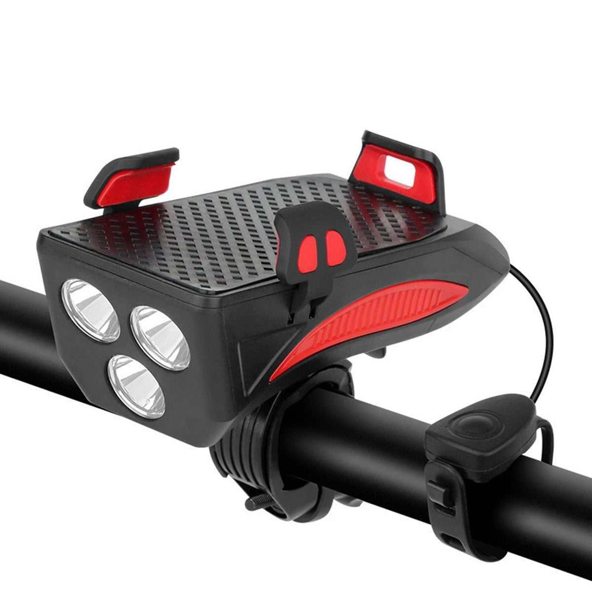 Bike Light with Power Bank and Phone Mount for Men and Women