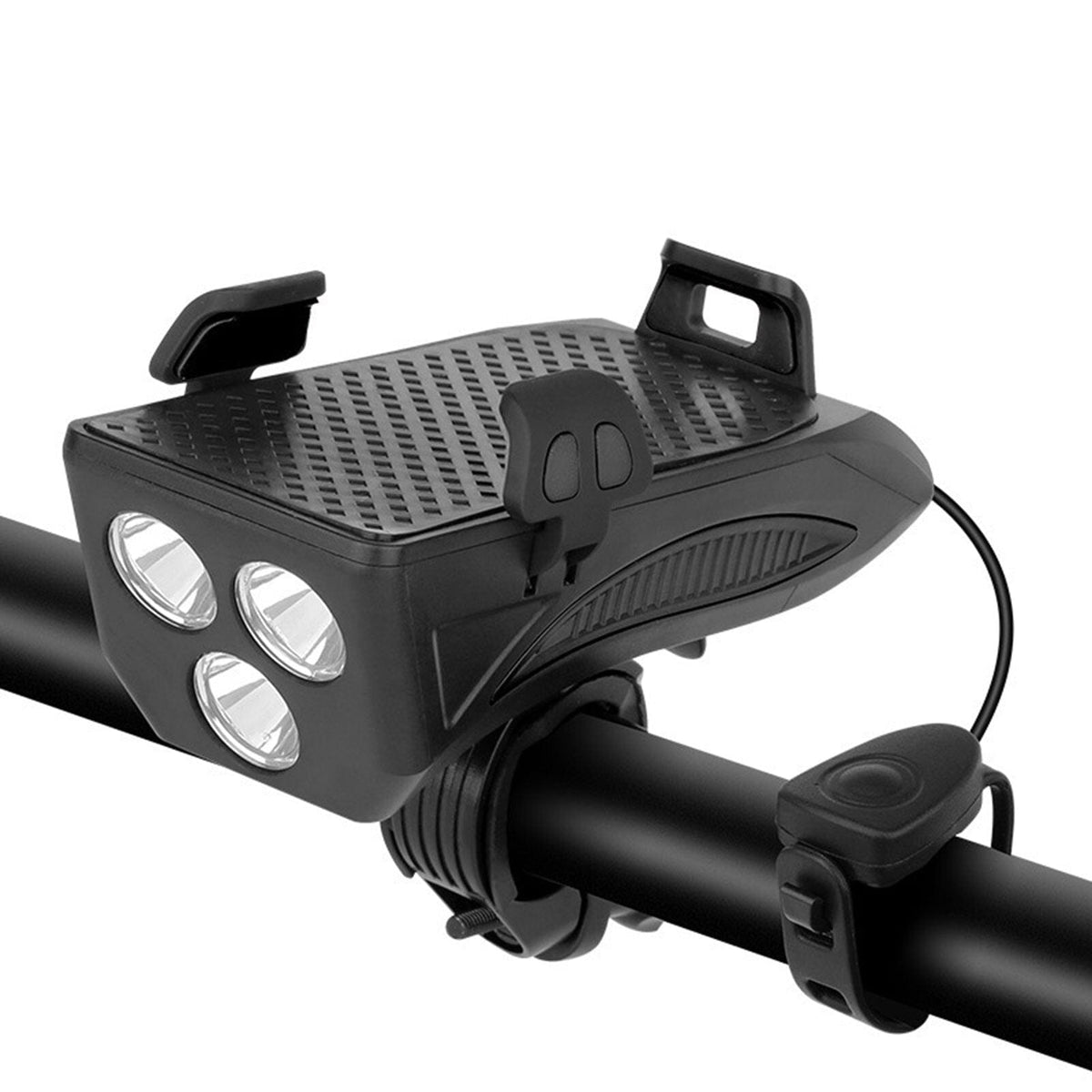 Bike Light with Power Bank and Phone Mount for Men and Women