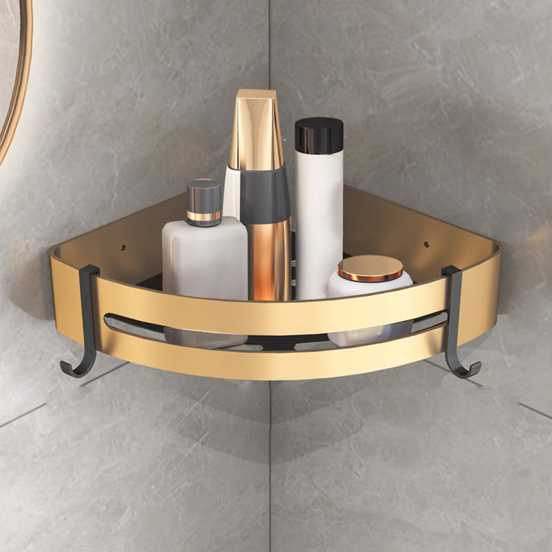 Black and Brass Modern Bathroom Accessories Set