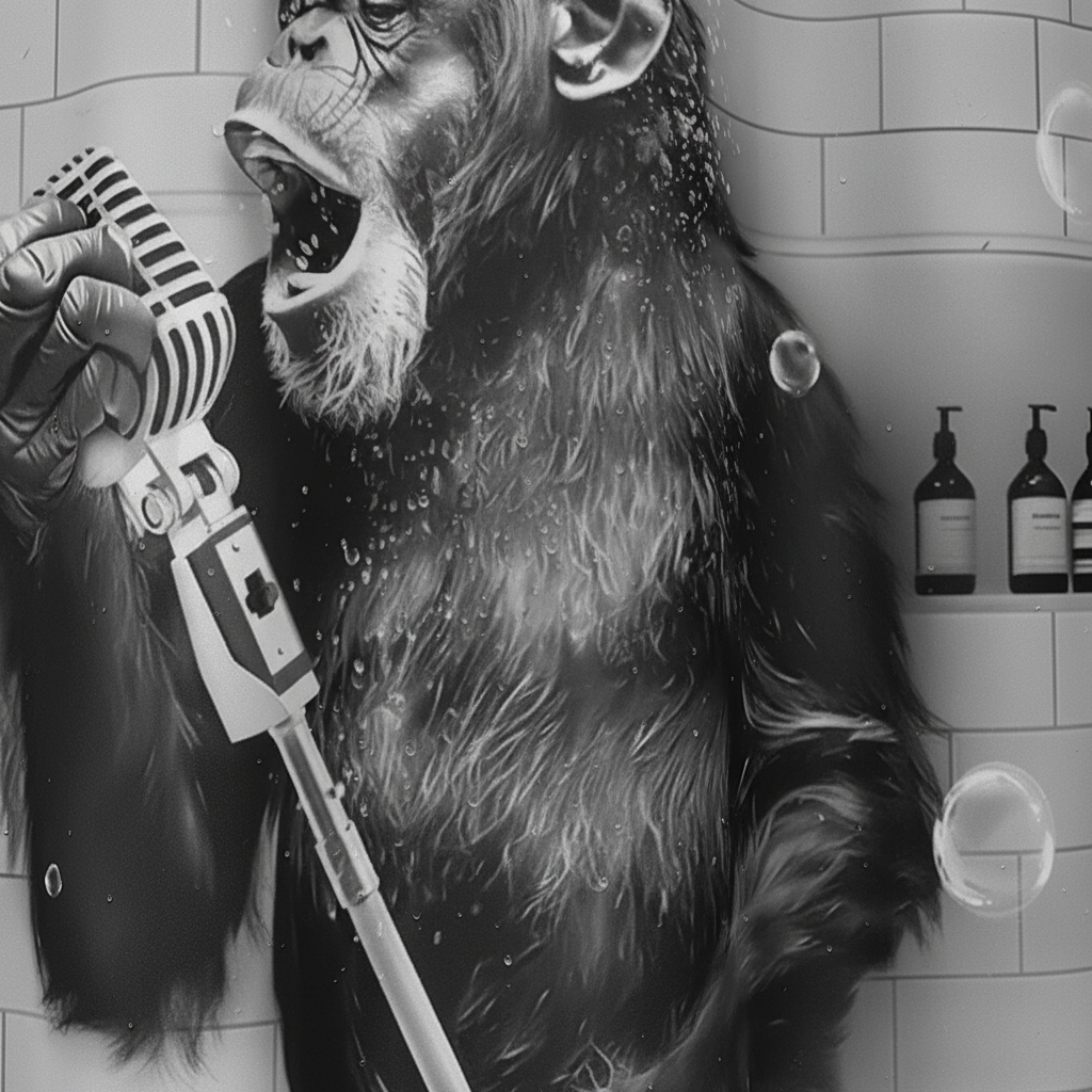 Black and White Printed Shower Curtain – ShowerChimp