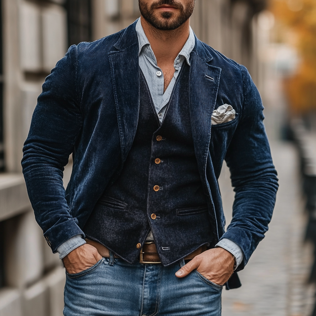Blazer and Waistcoat Set