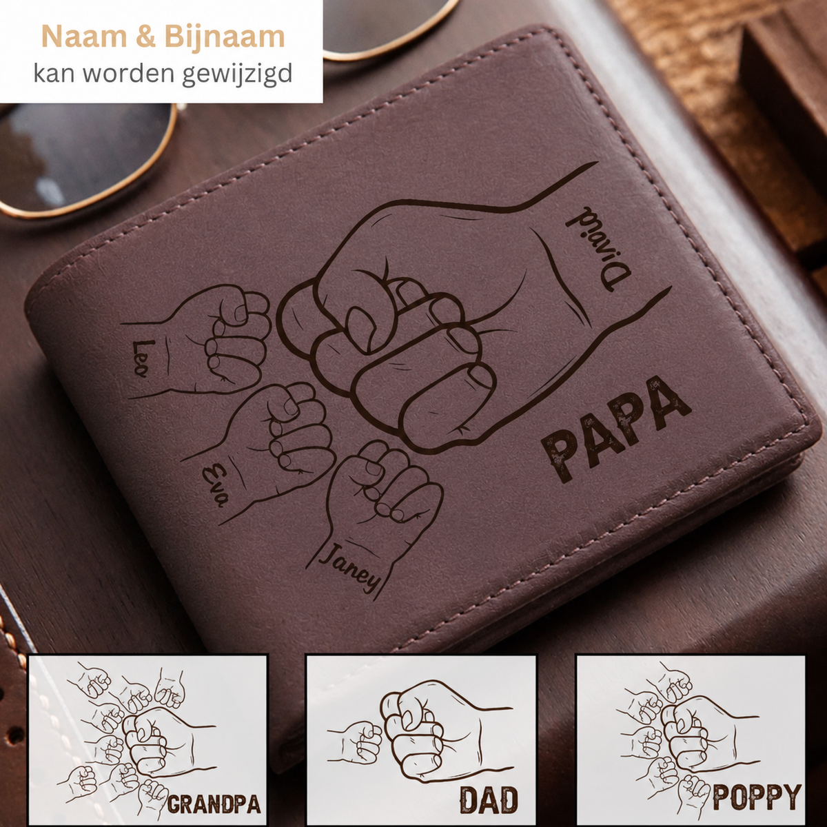 BondWallet | A Beautiful Keepsake He Will Always Carry With Him