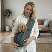 Breathable Dog Shoulder Carrier — Hands-Free Compact Design