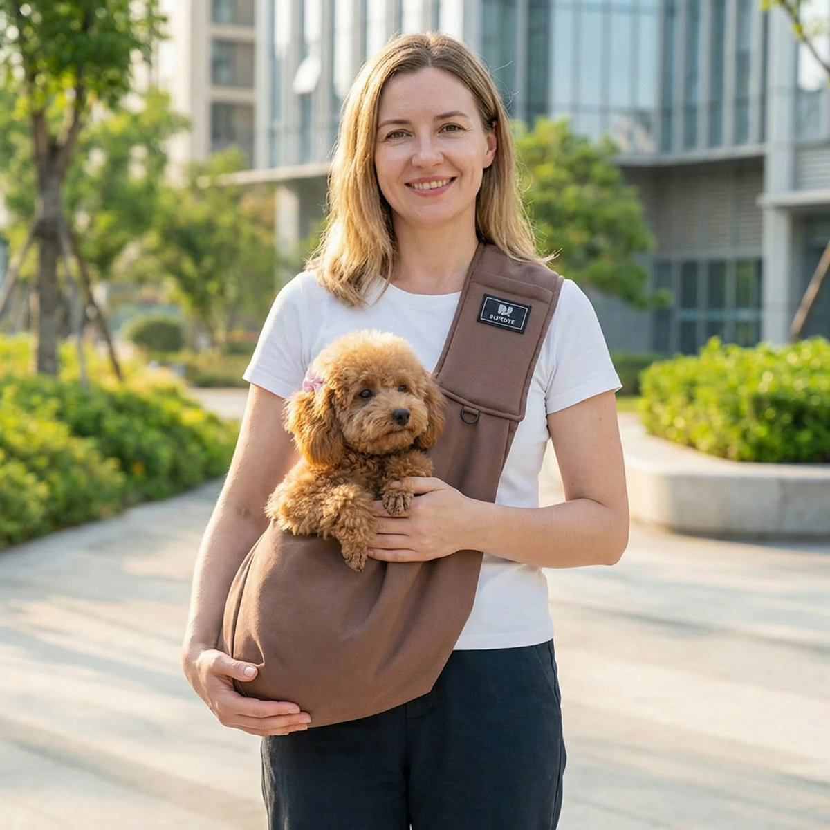 Breathable Dog Shoulder Carrier — Hands-Free Compact Design