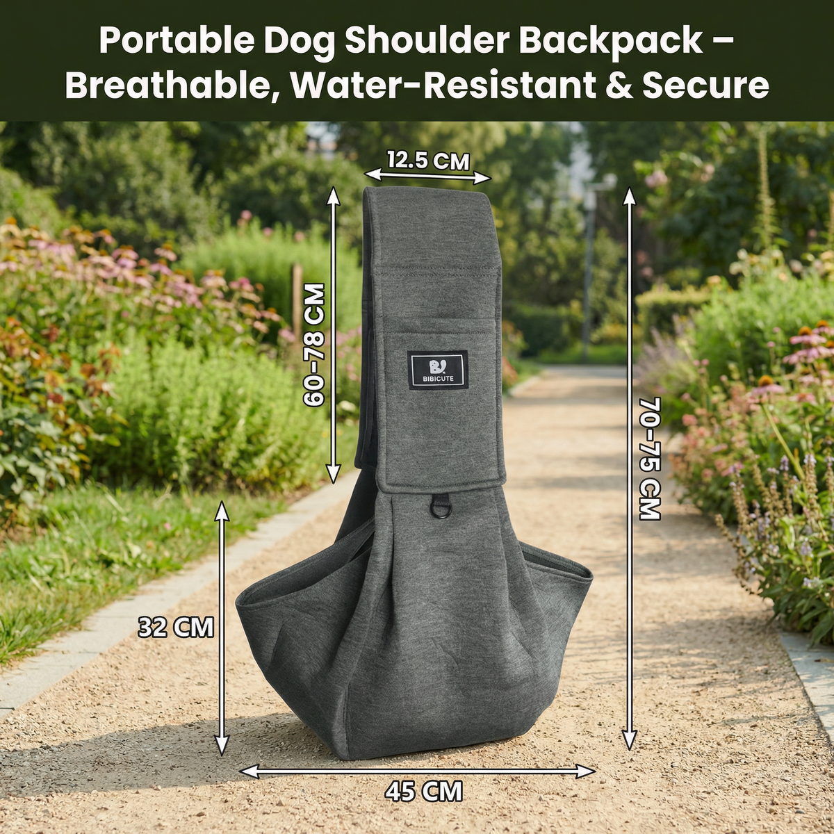Breathable Dog Shoulder Carrier — Hands-Free Compact Design