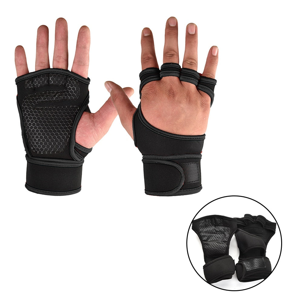 Breathable Power Grip Fitness Workout Gloves