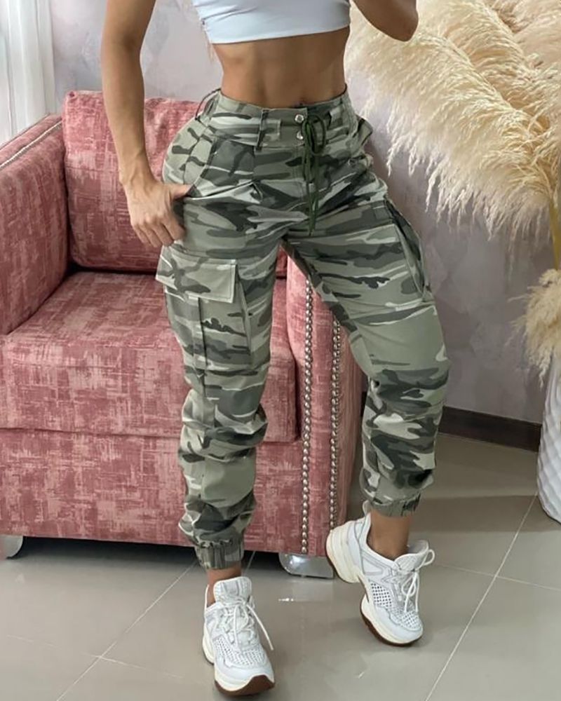 Casual Camouflage Pants