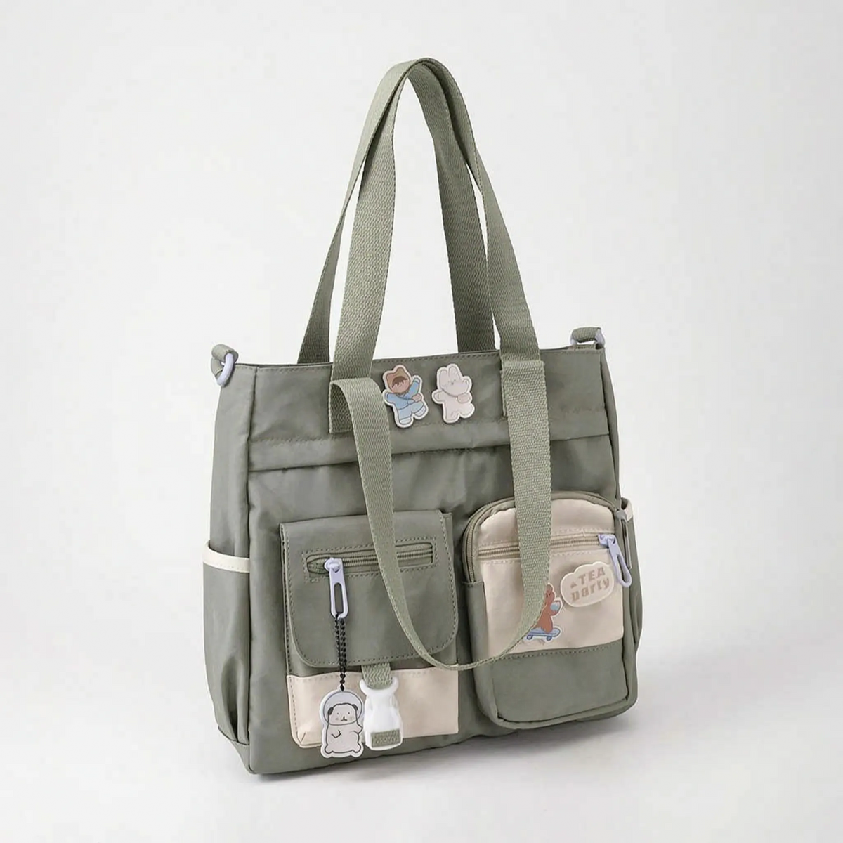 Casual Multi-Pocket Crossbody Bag
