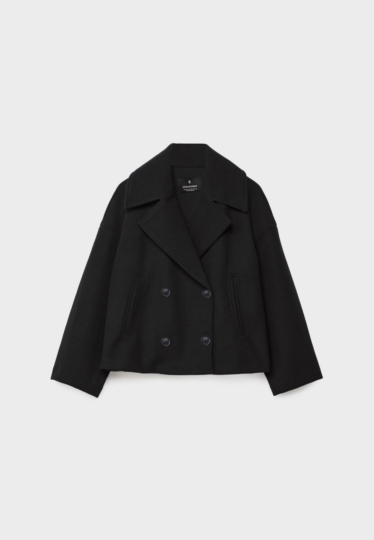 Chic Double-Breasted Short Jacket - Elegant & Timeless