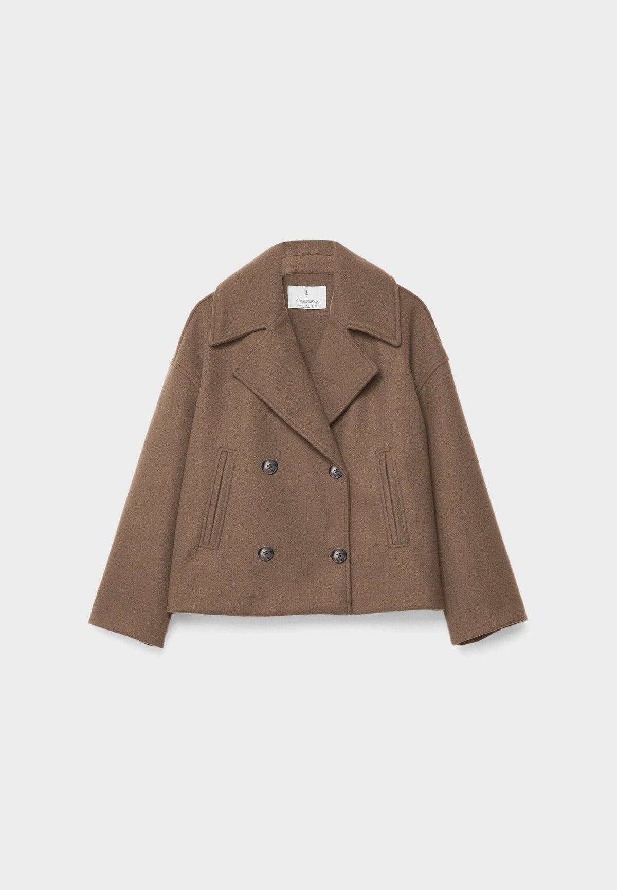 Chic Double-Breasted Short Jacket - Elegant & Timeless
