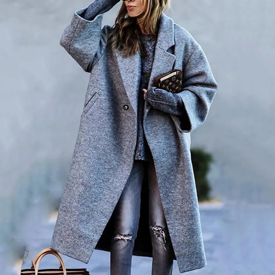 Chic Oversized Coat - Elegant, Comfortable Coat for Every Occasion