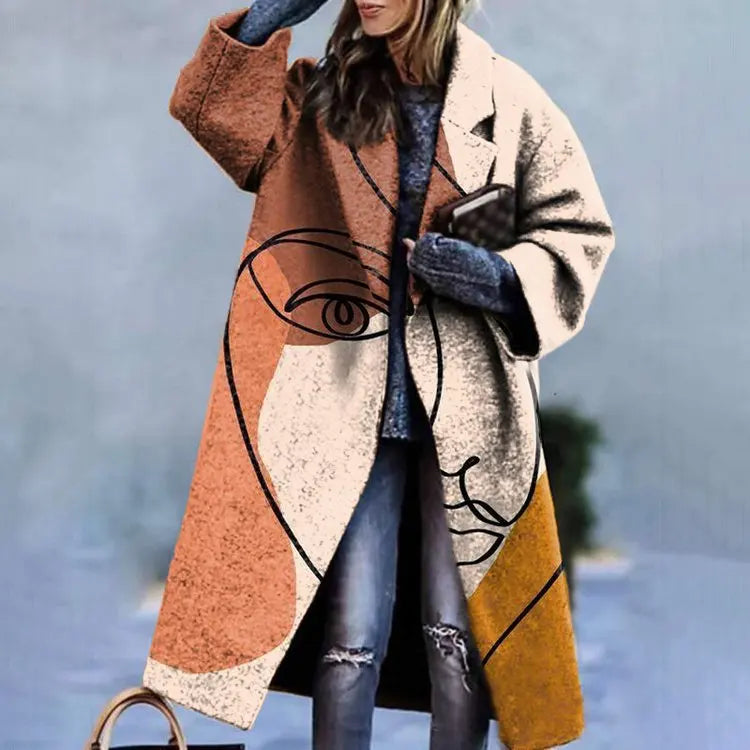 Chic Oversized Coat - Elegant, Comfortable Coat for Every Occasion