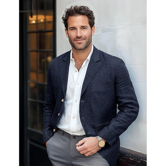 Classic Lightweight Men's Blazer – Year-Round Smart Casual