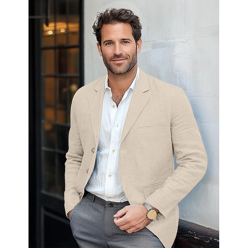 Classic Lightweight Men's Blazer – Year-Round Smart Casual