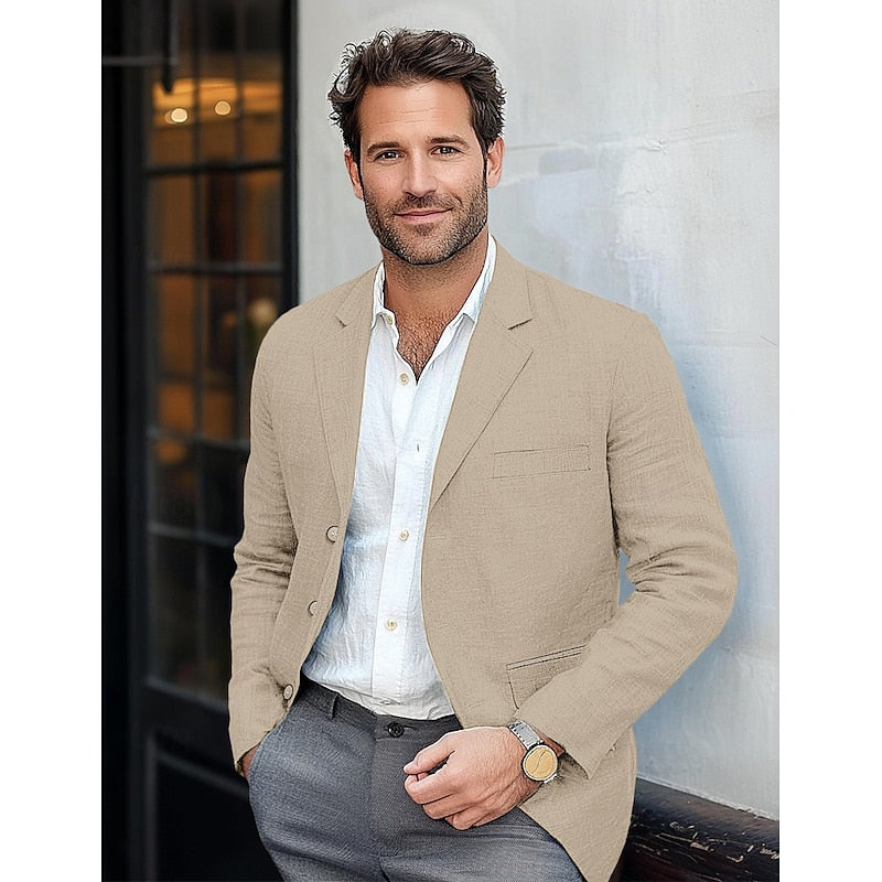 Classic Lightweight Men's Blazer – Year-Round Smart Casual