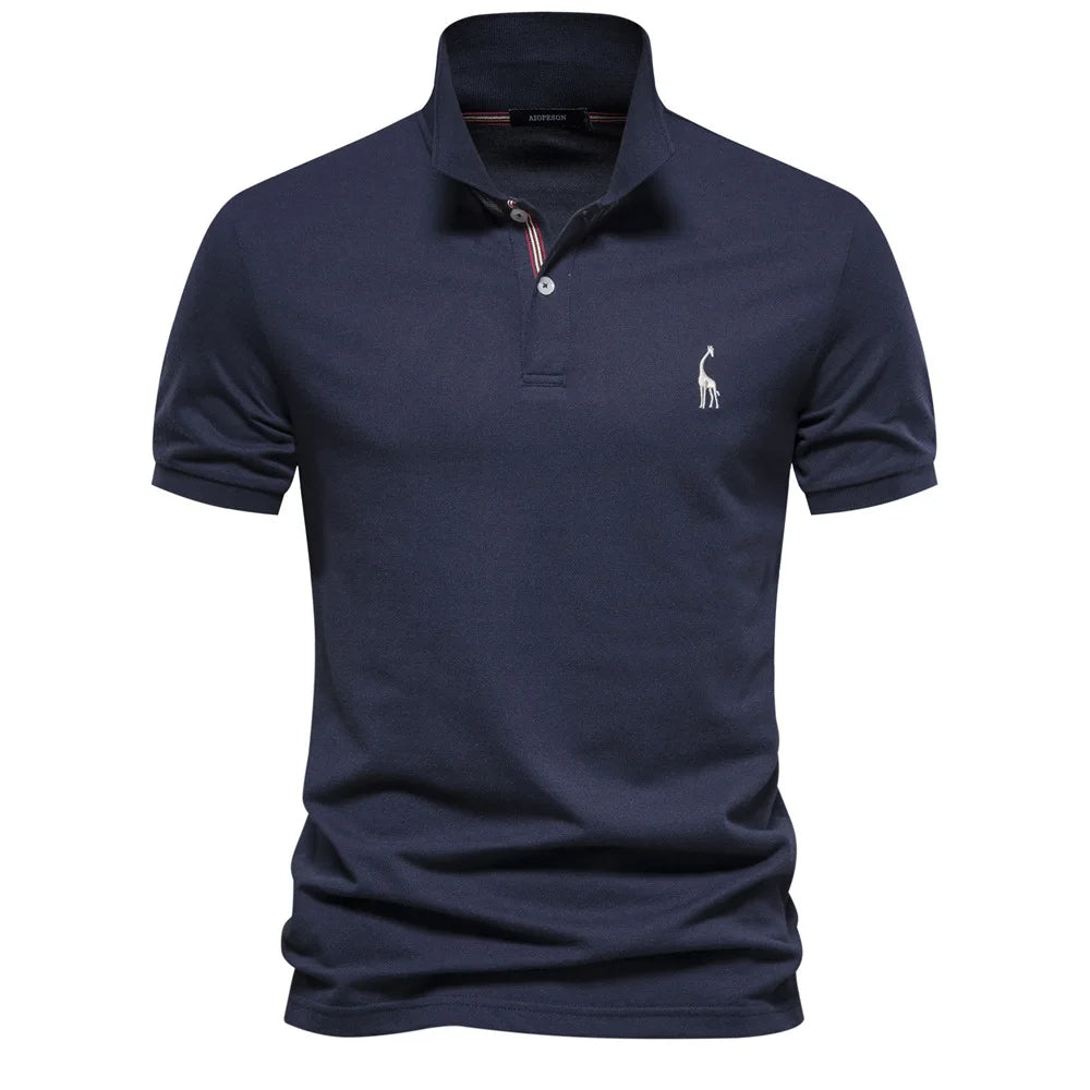 Classic Men's Embroidered Polo Shirt