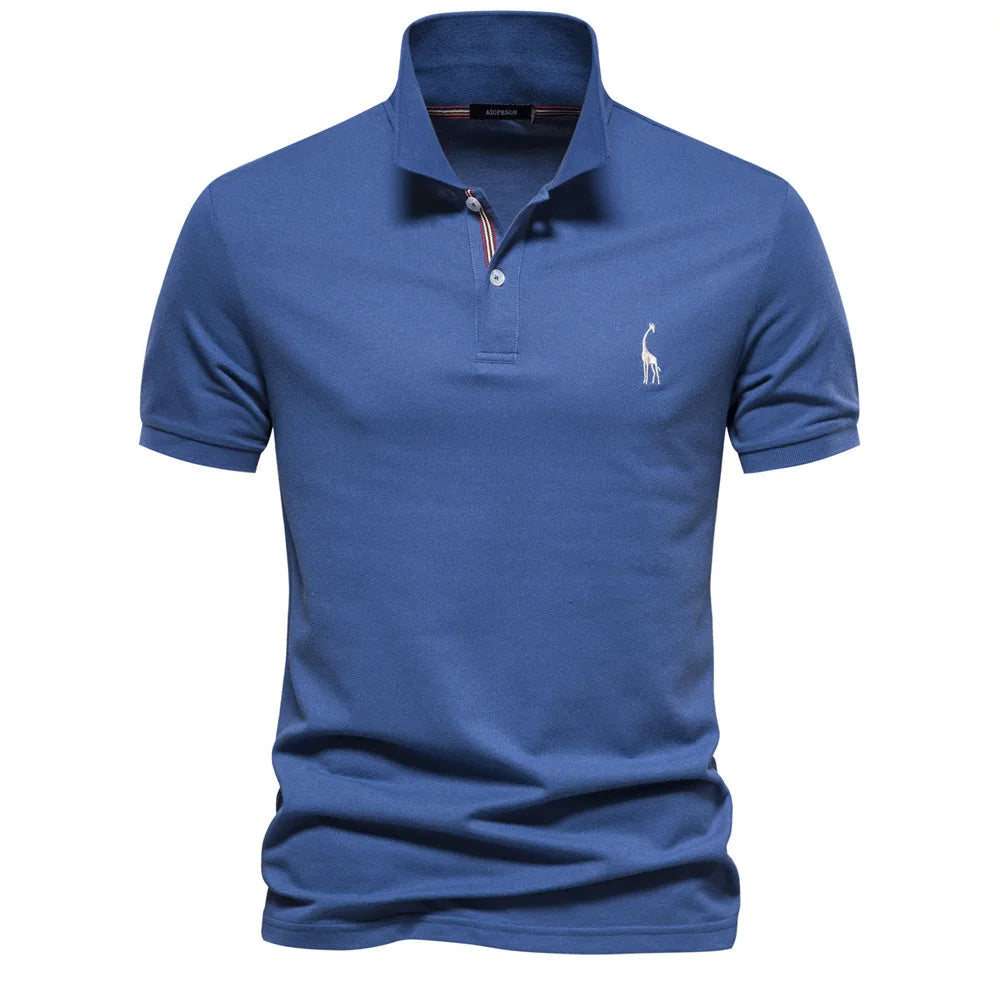 Classic Men's Embroidered Polo Shirt