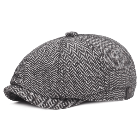 Classic Retro Newsboy Cap - Stylish and Comfortable