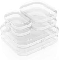 Clear Zippered Case, Waterproof Cosmetic Bag and Travel Organizer for Small Items