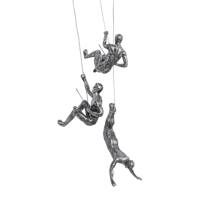 Climbing Figures Wall Art – Modern Art Set