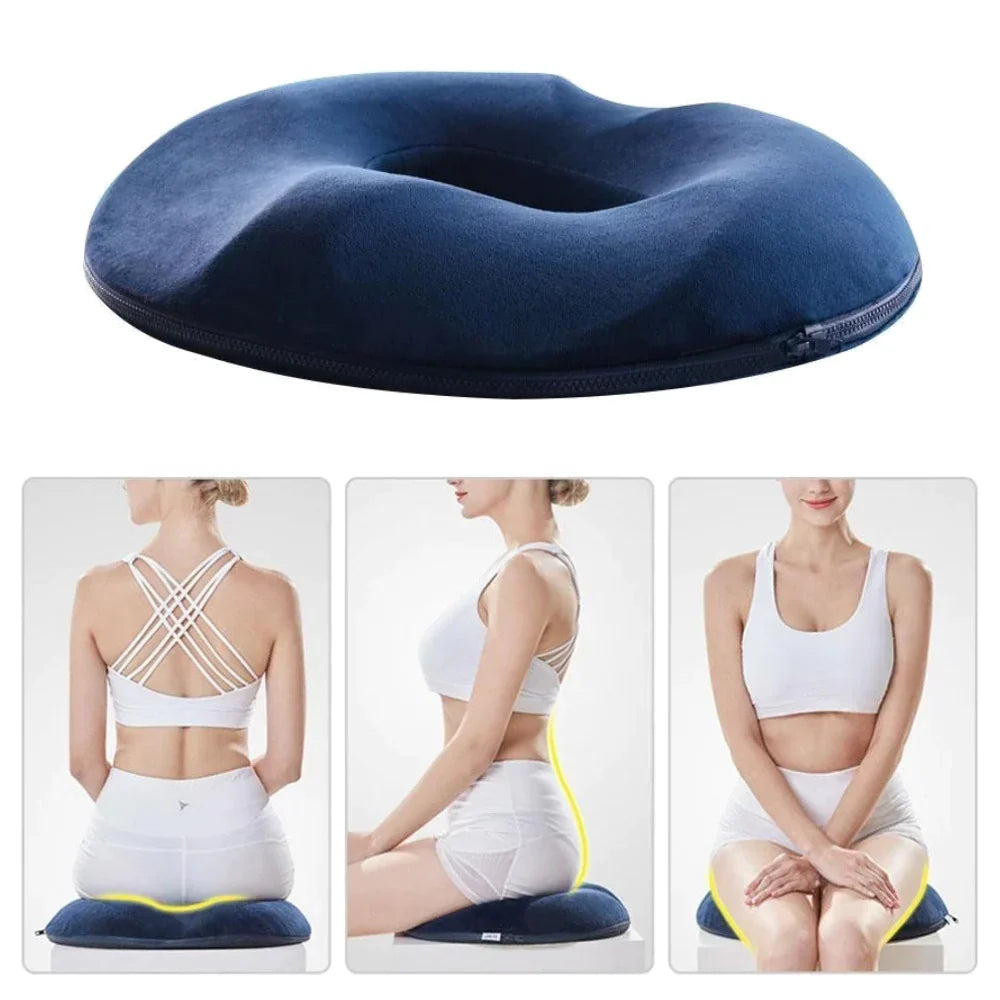 Coccyx Seat Cushion - Back Relief - Supreme Comfort