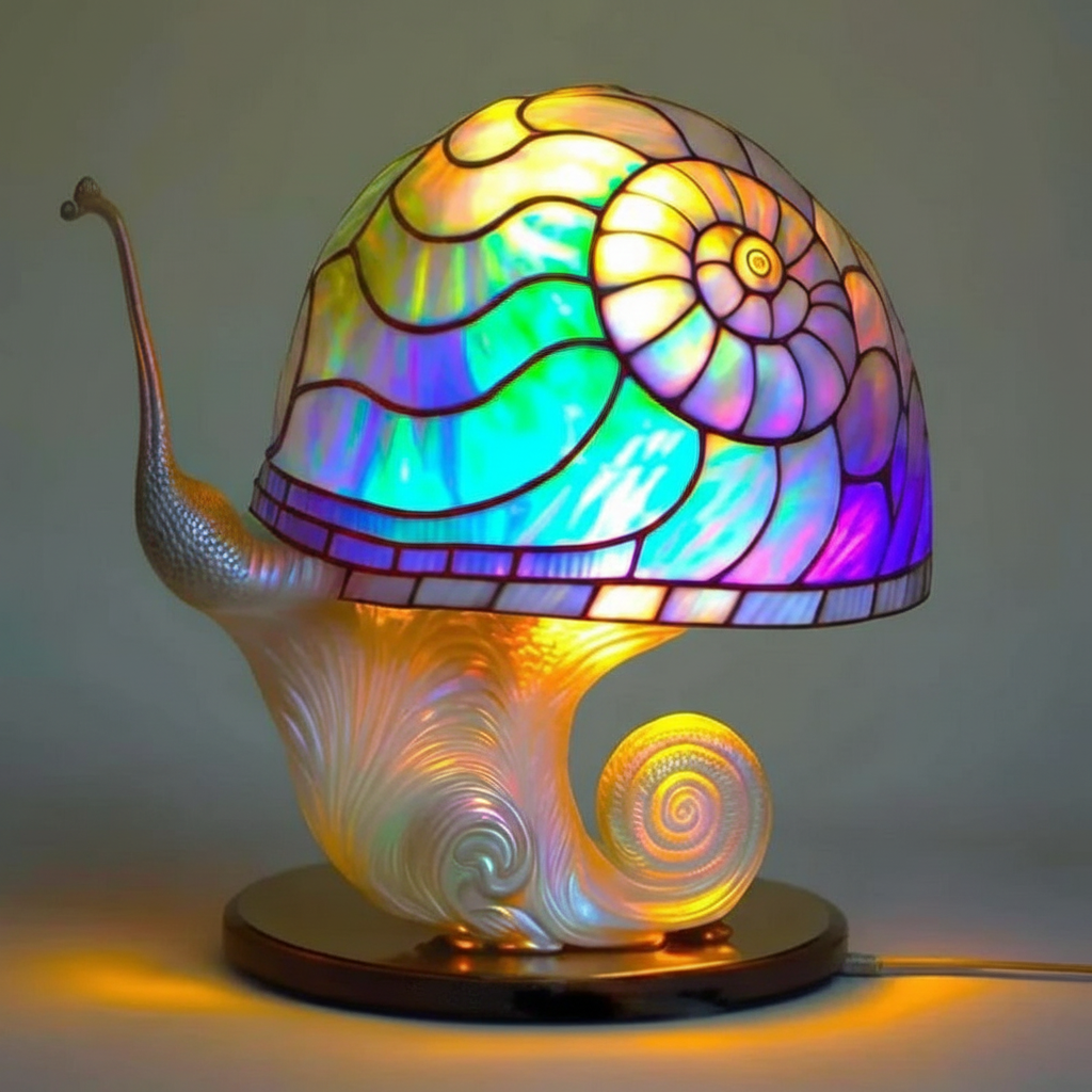 Colorful Glass Table Lamp
