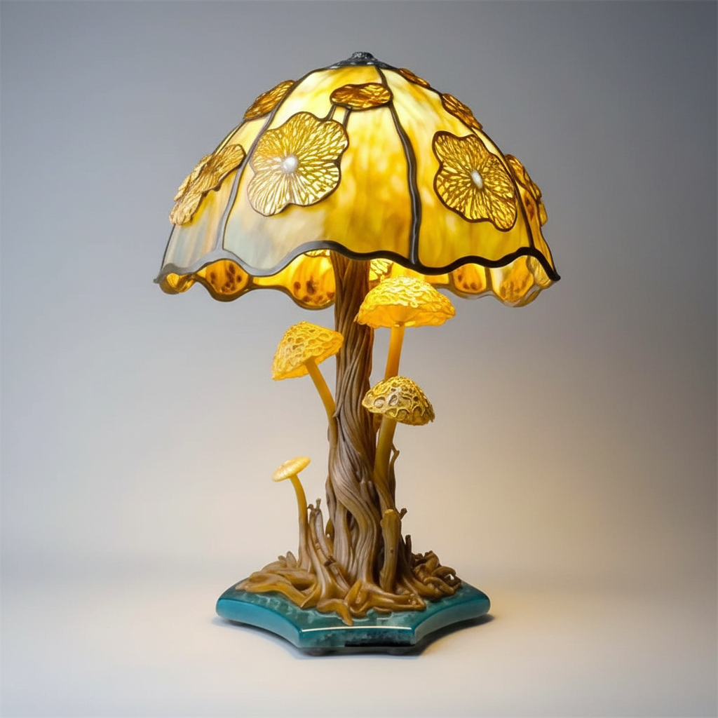 Colorful Glass Table Lamp