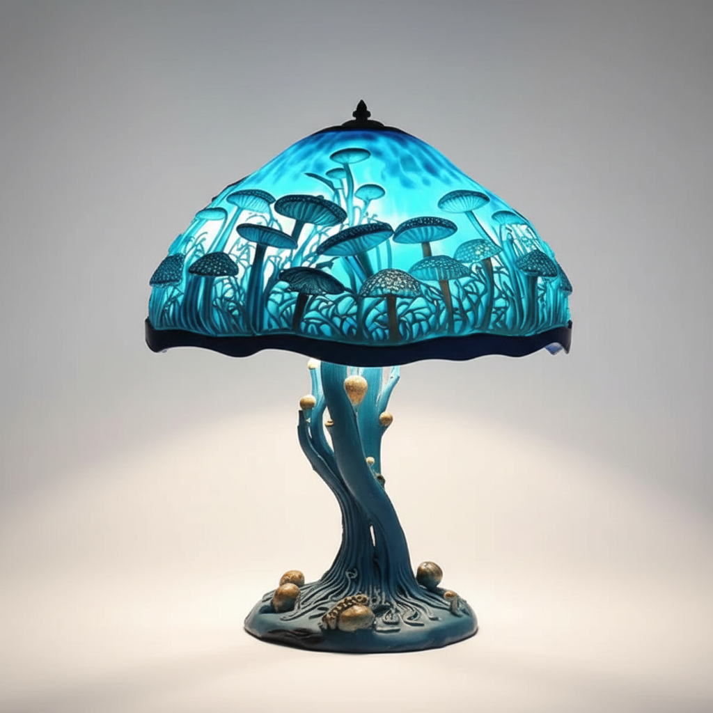 Colorful Glass Table Lamp