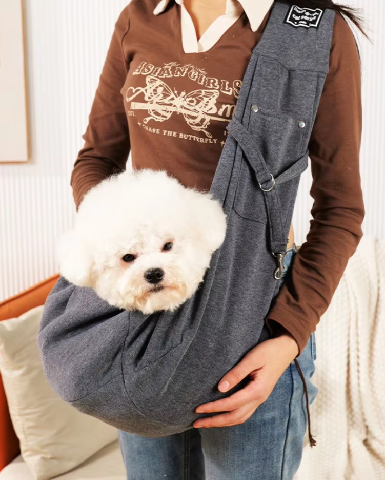 Comfort Shoulder Sling Carrier for Dogs and Cats