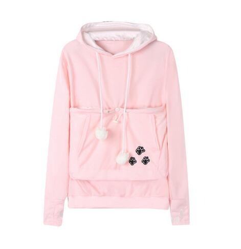 Comfortable Hoodie with Cat Pouch