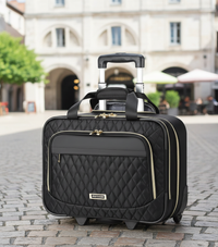 Comfortable Rolling Laptop Bag – Elegant Travel Suitcase for Organised Electronics