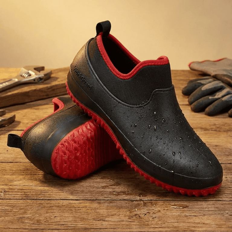 Comfortable Waterproof Work Shoes with Secure Grip