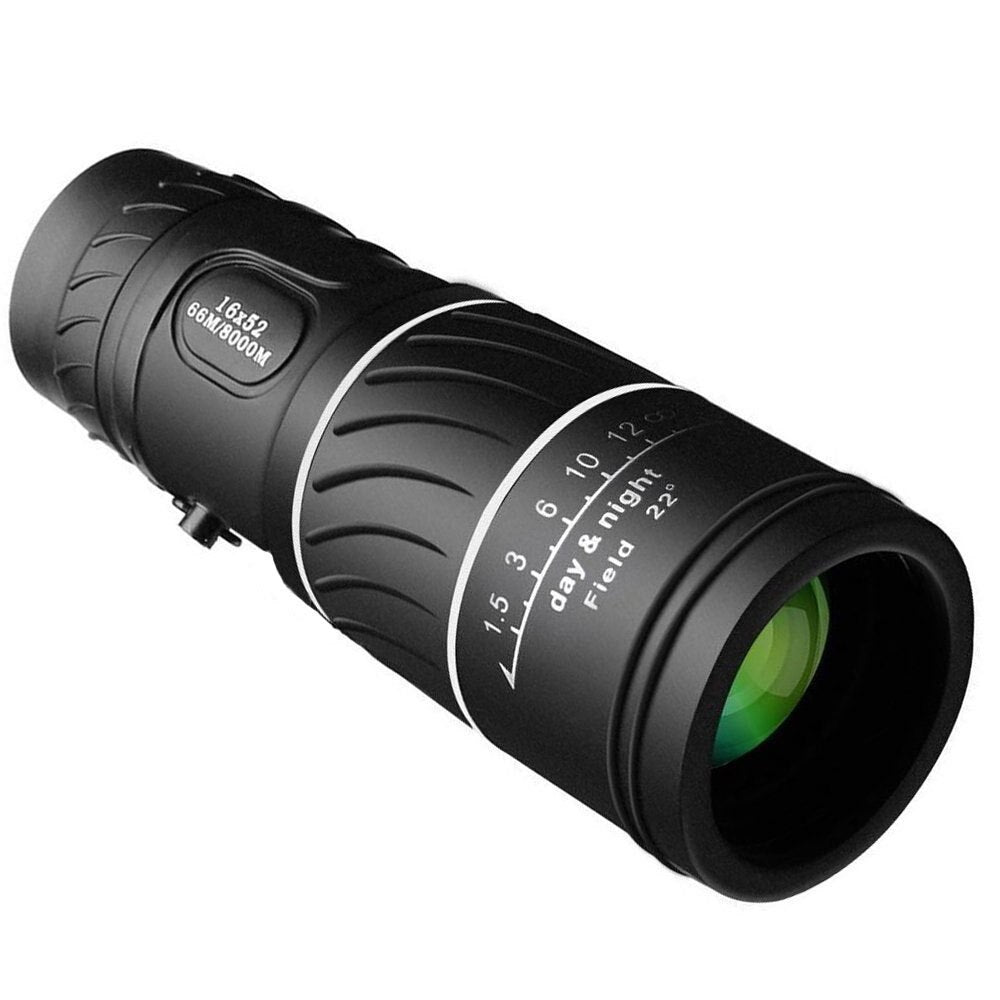 Compact 16x52 HD Travel Monocular Telescope