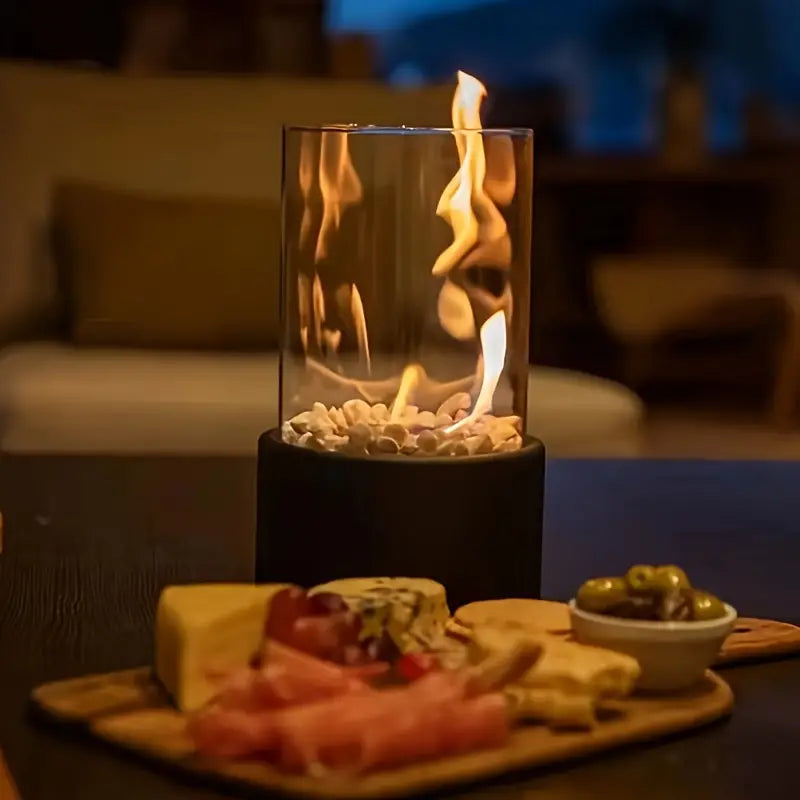 Compact and Portable Indoor and Outdoor Fireplace