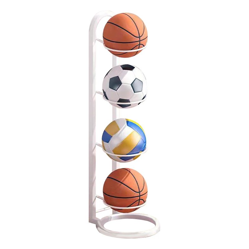 Compact Storage Rack for Sports Balls and Accessories