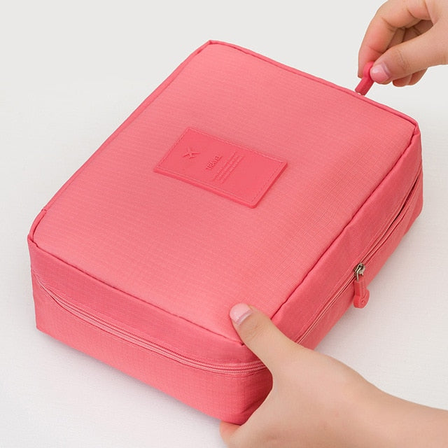 Compact Waterproof Travel Makeup Organizer