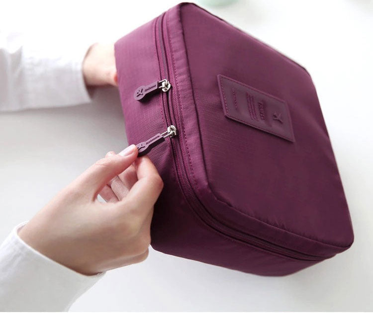 Compact Waterproof Travel Makeup Organizer