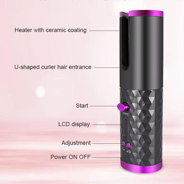 Cordless Automatic Curling Iron