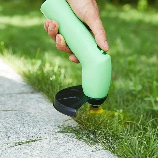 Cordless Mini Weed Puller and Cordless String Grass Trimmer for the Garden
