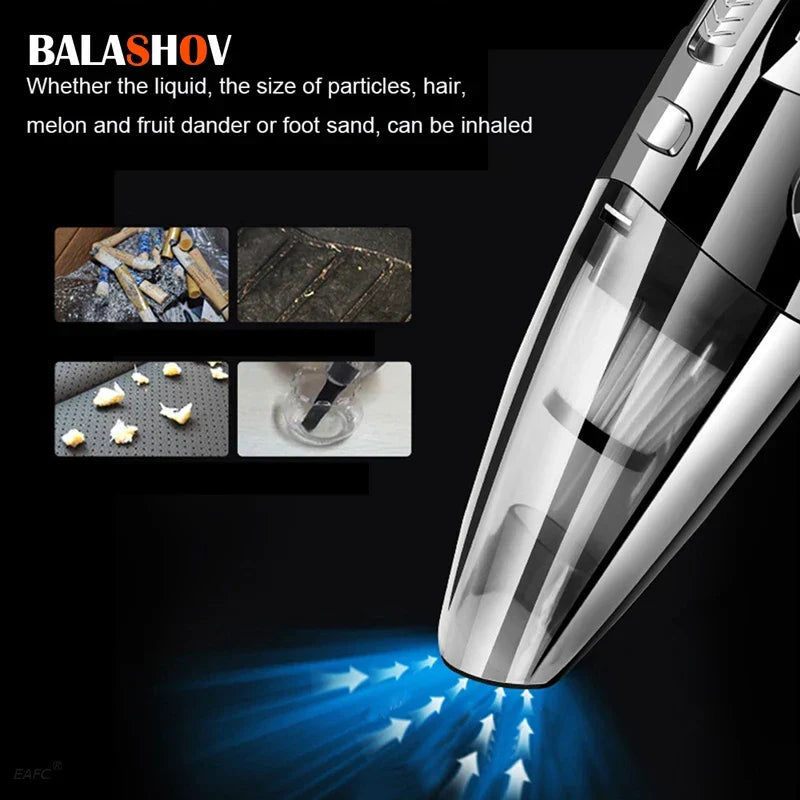Cordless Vacuum Cleaner with Powerful Cyclonic Suction - PowerSuction