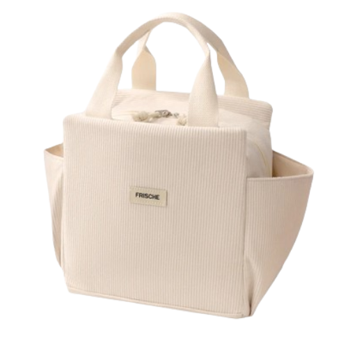 Corduroy Insulated Lunch Bag