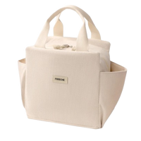Corduroy Insulated Lunch Bag
