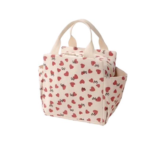Corduroy Insulated Lunch Bag