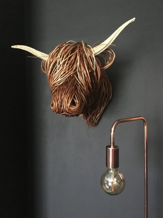 Cow Head Wall Sculpture - Interior Wall Art Decor