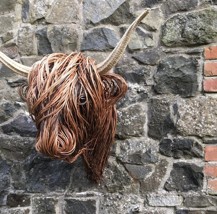 Cow Head Wall Sculpture - Interior Wall Art Decor