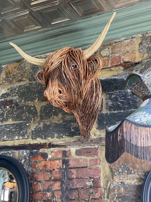 Cow Head Wall Sculpture - Interior Wall Art Decor